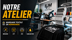 Personnalisation textile BJMCom